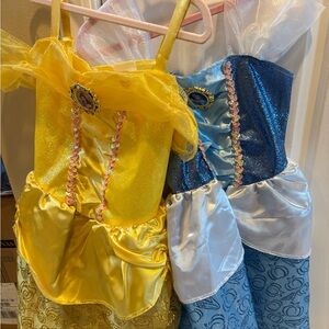 Disney Kids Princess Dress Up Set - Belle and Cinderella.